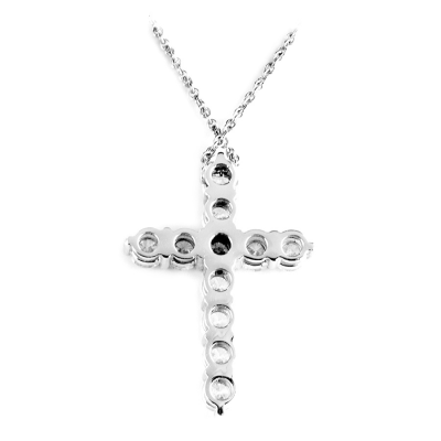 Ювелирное изделие Graff  Medium White 
Round Cross Pendant 1,83 ct