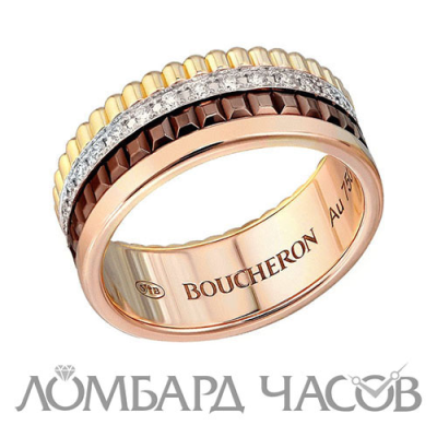 Ювелирное изделие Boucheron  Quatre кольцо с бриллиантами