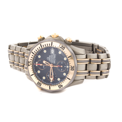 Швейцарские часы Omega  Seamaster 
Diver Chronograph Titanium Gold