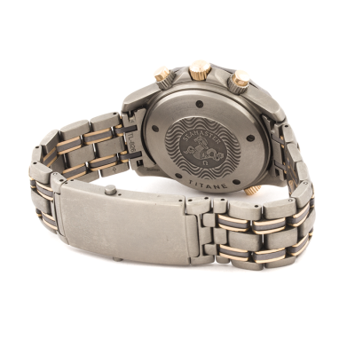 Швейцарские часы Omega  Seamaster 
Diver Chronograph Titanium Gold