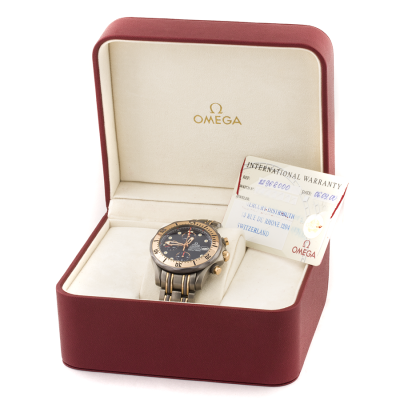 Швейцарские часы Omega  Seamaster 
Diver Chronograph Titanium Gold
