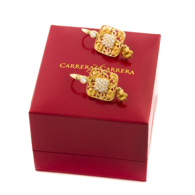 Ювелирное изделие Carrera y Carrera  
Jazmin Taj Mahal серьги