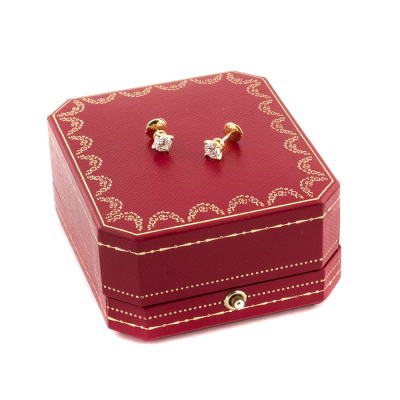Ювелирное изделие Cartier  
пусеты по 0.50 ct