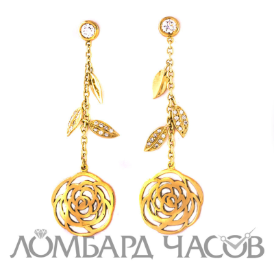Ювелирное изделие Chanel  
Camélia серьги с бриллиантами