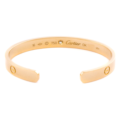 Ювелирное изделие Cartier  Love 
браслет из золота с бриллиантом