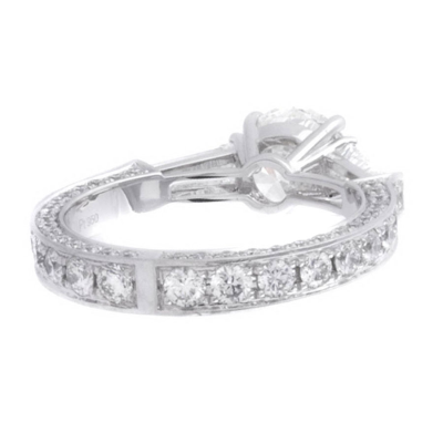 Ювелирное изделие Maximilian  кольцо 
с бриллиантом 1.27 ct