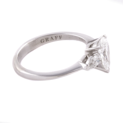 Ювелирное изделие Graff  кольцо 
с бриллиантом 1.01 ct