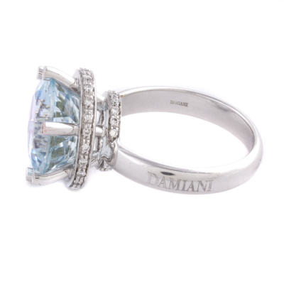Ювелирное изделие Damiani 
кольцо с аквамарином