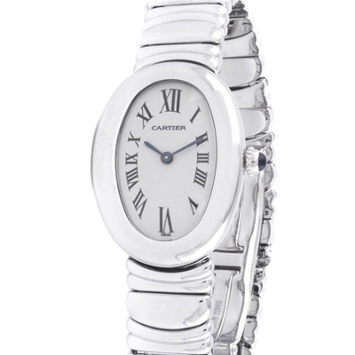 Швейцарские часы Cartier  
Baignoire White Gold Ladies Quartz