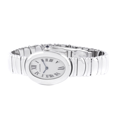 Швейцарские часы Cartier  
Baignoire White Gold Ladies Quartz