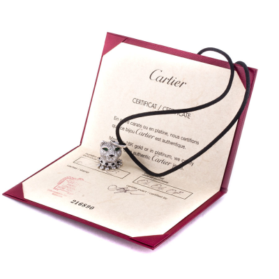 Ювелирное изделие Cartier  
Panther Head Pendant