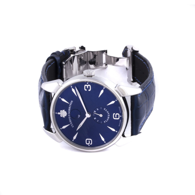 Швейцарские часы Cuervo y Sobrinos  Historiador Power Reserve Flameante Blue Dial