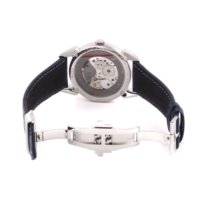 Швейцарские часы Cuervo y Sobrinos  Historiador Power Reserve Flameante Blue Dial