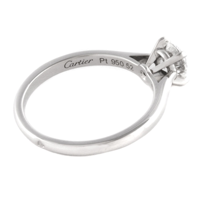 Ювелирное изделие Cartier  
Solitaire кольцо из платины 950 пробы 0.60 ct