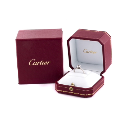 Ювелирное изделие Cartier  
Solitaire кольцо из платины 950 пробы 0.60 ct