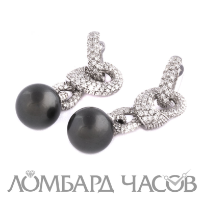 Ювелирное изделие Mikimoto  серьги