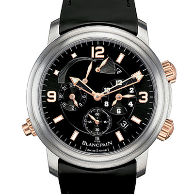 Швейцарские часы Blancpain  Leman Alarm GMT Titanium