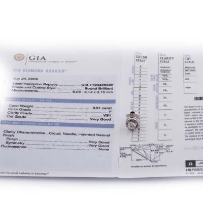Ювелирное изделие No name Пусеты по 0.50 ct. GIA