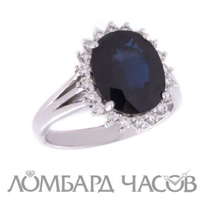 Ювелирное изделие No name Кольцо с сапфиром 5.20 ct