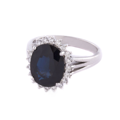 Ювелирное изделие No name Кольцо с сапфиром 5.20 ct