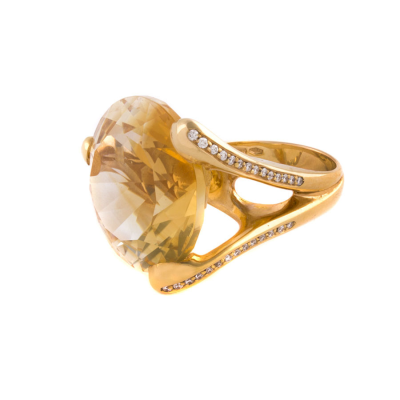 Ювелирное изделие Gavello  кольцо с цитрином 30.0 ct