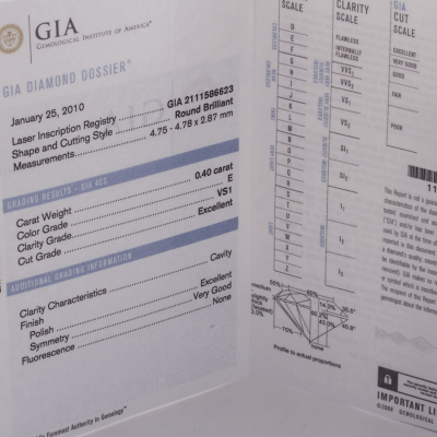 Ювелирное изделие No name Пусеты с бриллиантами по 0.40 ct GIA