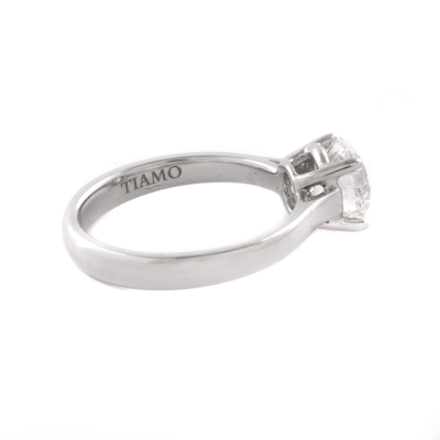 Ювелирное изделие Tiamo  кольцо с бриллиантом 1,58 ct. ( F / VS1 ) GIA
