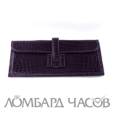 Аксессуар Hermes  клатч из кожи крокодила