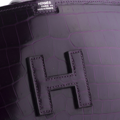Аксессуар Hermes  клатч из кожи крокодила