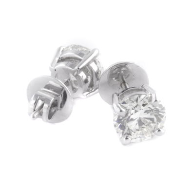 Ювелирное изделие No name Пусеты по 2,01 ct. МГУ