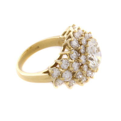 Ювелирное изделие No name Кольцо с бриллиантом 3.58 ct МГУ