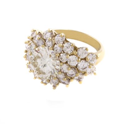 Ювелирное изделие No name Кольцо с бриллиантом 3.58 ct МГУ