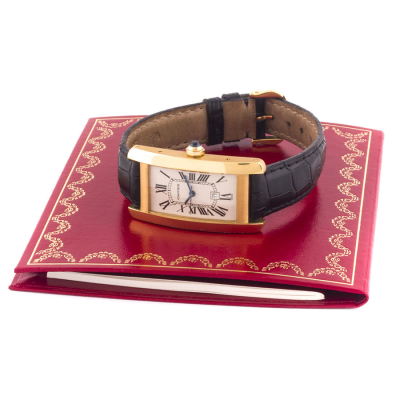 Швейцарские часы Cartier  Tank Americaine Mid Size Automatic