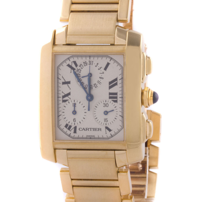 Швейцарские часы Cartier  Tank Francaise Chronograph on Bracelet