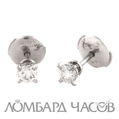 Ювелирное изделие Cartier  пусеты по 0.24 карата
