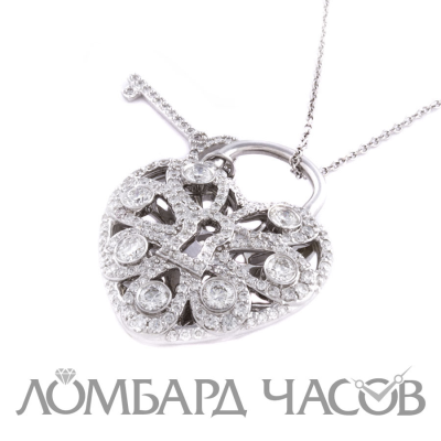 Ювелирное изделие Tiffany & Co  Filigree Heart Pendant with Key