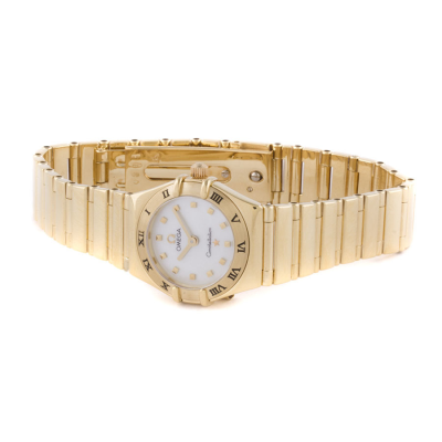 Швейцарские часы Omega  Lady Yellow Gold Constellation