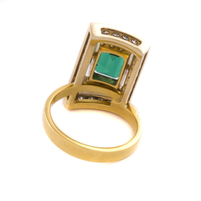 Кольцо No name  с изумрудом 3,21 ct