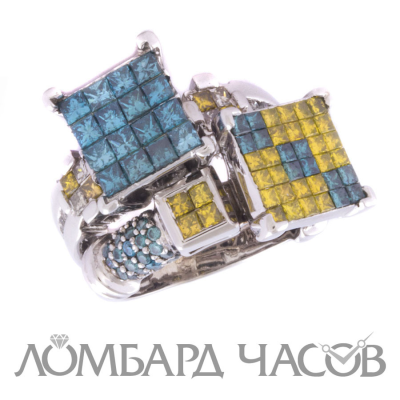 Ювелирное изделие Fred  кольцо с 
цветными бриллиантами
