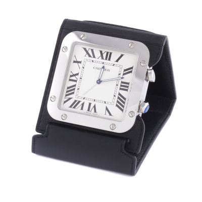 Швейцарские часы Cartier  Santos Travel Clock