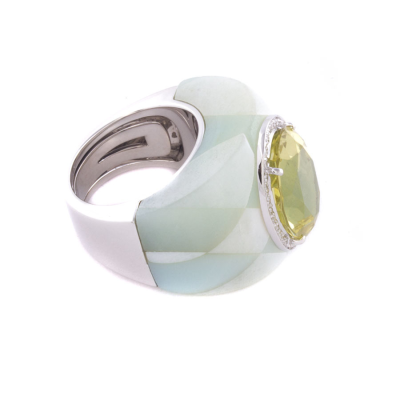 Ювелирное изделие Lombardi  jewellery кольцо с гелиодором