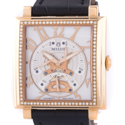 Швейцарские часы Milus  TriRetrograde with Diamond Bezel