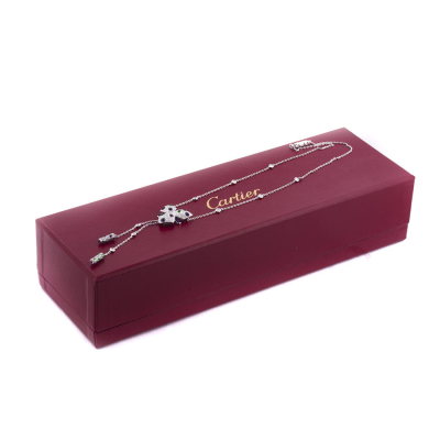 Ювелирное изделие Cartier  Orchid 18K White Gold Amethyst Tourmaline Diamond Necklace