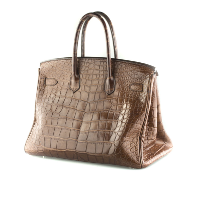Аксессуар Hermes  Birkin 35cm Alligator Fauve Barenia Bag