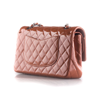 Аксессуар Chanel  Classic Double Flap Bag Quilted Patent Medium