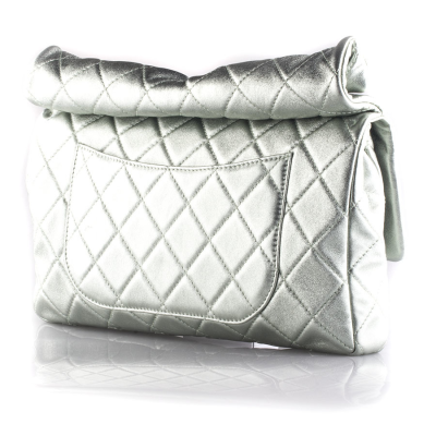 Аксессуар Chanel  Green Classic Quilted Reissue Clutch Flap Purse Bag RHW