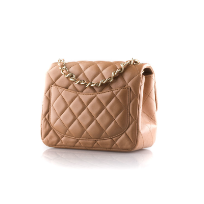 Аксессуар Chanel  Beige Quilted Lambskin Vintage Mini Flap Bag