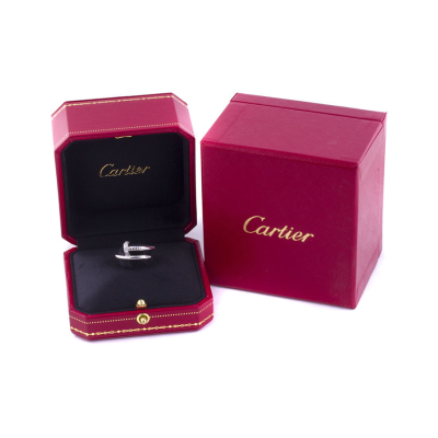Ювелирное изделие Cartier  Juste un Clou ring White gold diamonds