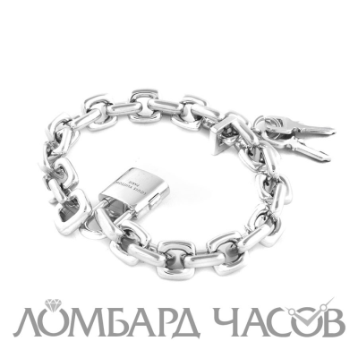 Ювелирное изделие Louis Vuitton  Padlock and Keys White Gold Charm Bracelet 98.0 гр