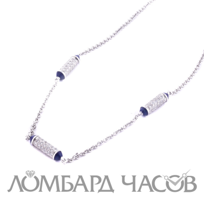 Ювелирное изделие Faberge  колье с бриллиантами 
 и эмалью